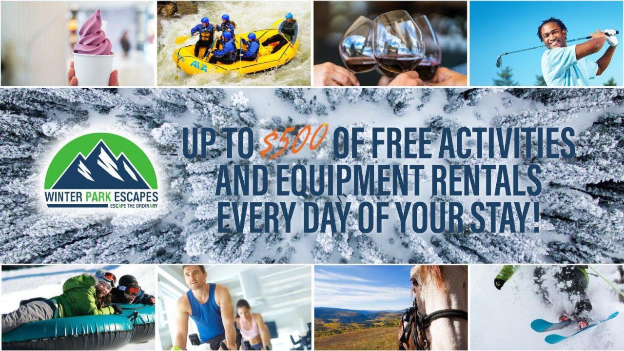 New Luxury Loft #206 With Huge Hot Tub & Great Views - 500 Dollars Of Free Activities & Equipment Rentals Daily Winter Park Luaran gambar